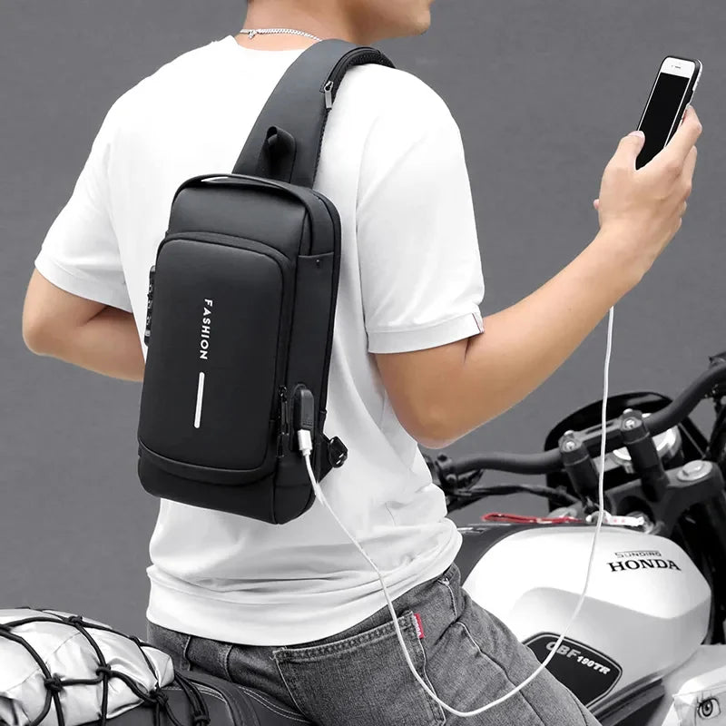 BAGXONE Anti Theft Secure X Sling Bag