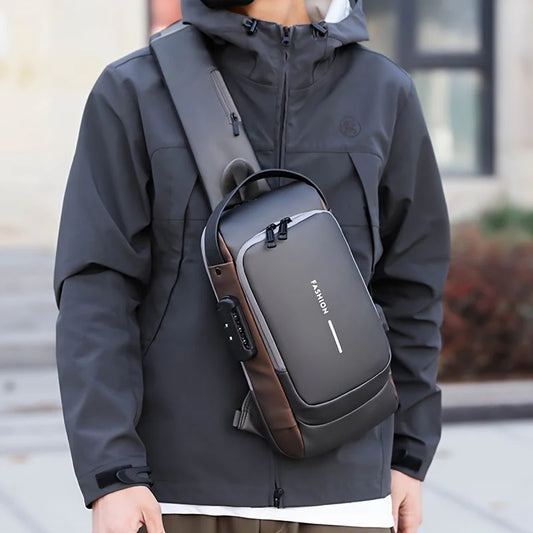BAGXONE Anti Theft Secure X Sling Bag